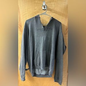 Large - Grey - V-neck Hoodie (Cotton On)